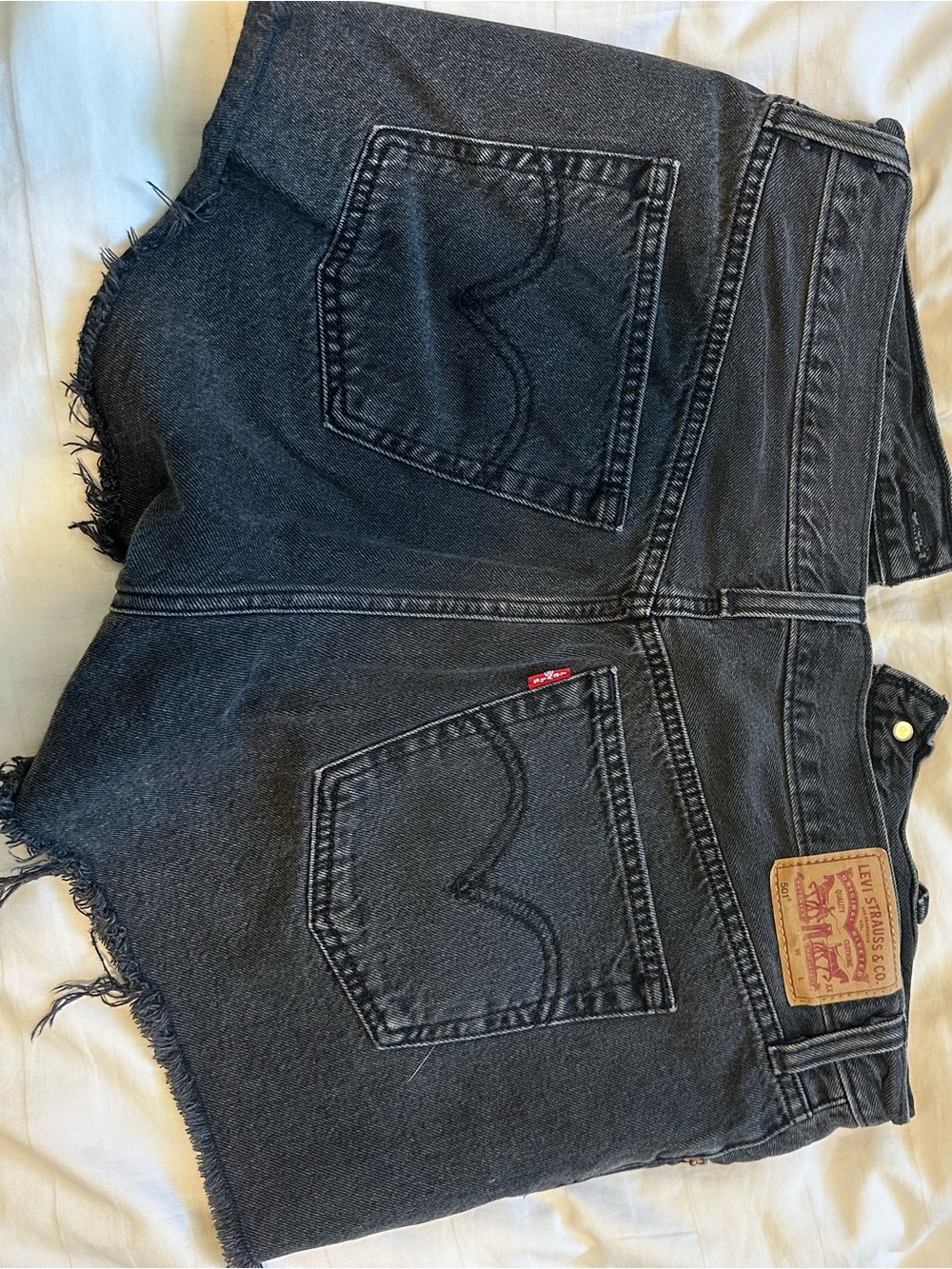Levi’s 501 Black Jean Shorts